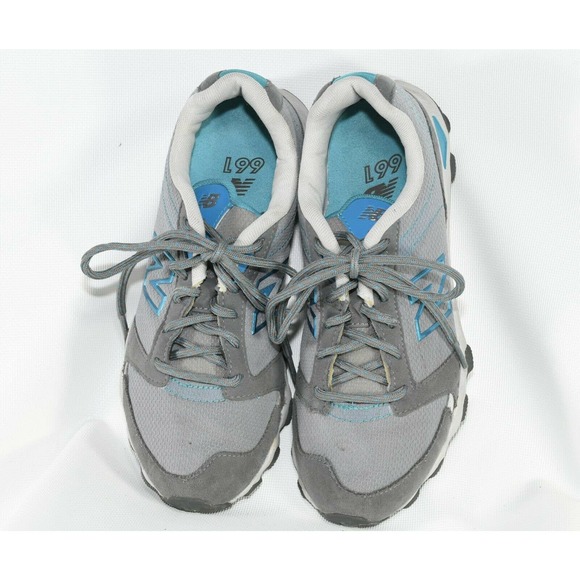 New Balance Lifestyle 661 (Size US8) Grey/Turquoise--WL661VGB- No insoles - Picture 3 of 8